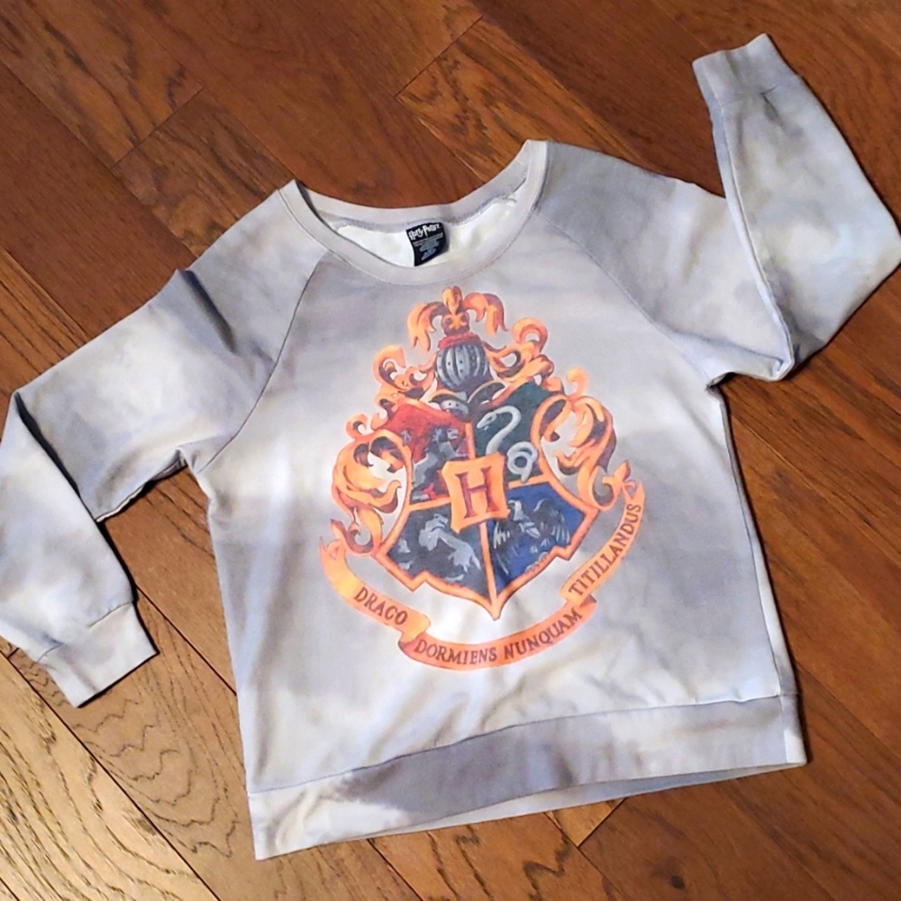 Hogwarts Crest Tie Dye Sweatshirt